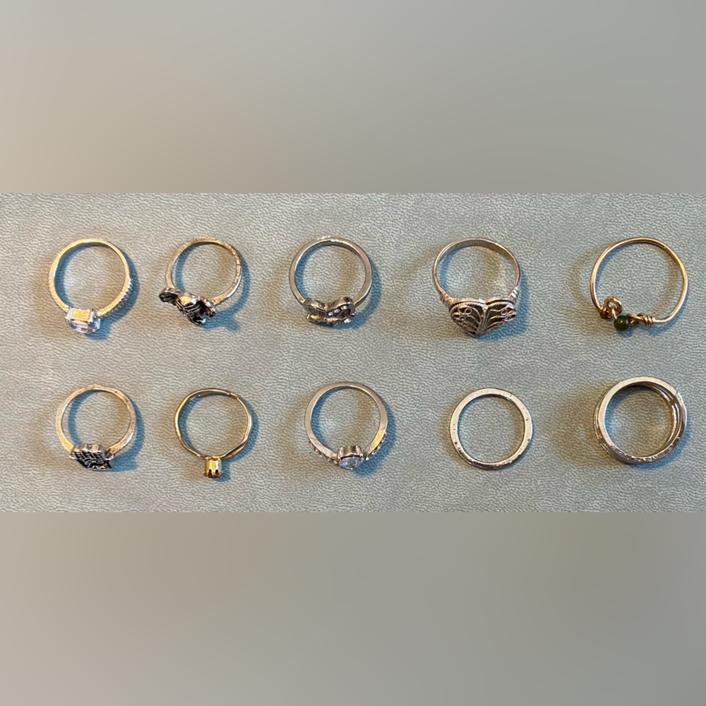 Ring Lot // 10 Rings Total - Picture 4 of 4